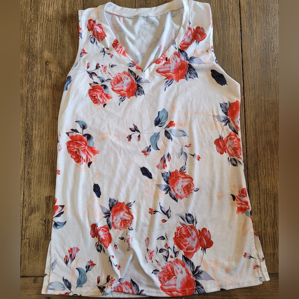 Floral tank top